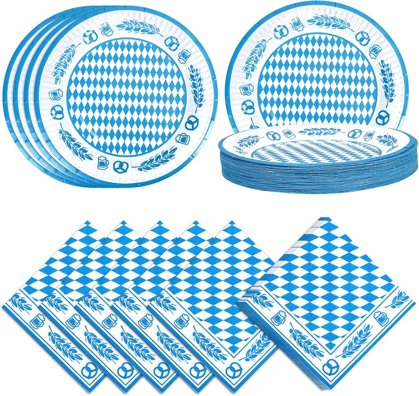 Tischdeko-Set (80-teilig) – WiesnTafel Oktoberfest 2025