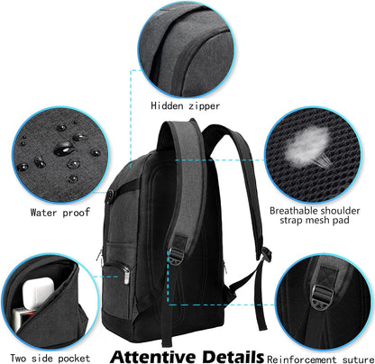 Dun 15,6" Reise- und Arbeits-Laptop-Rucksack mit Organizer-Fächern