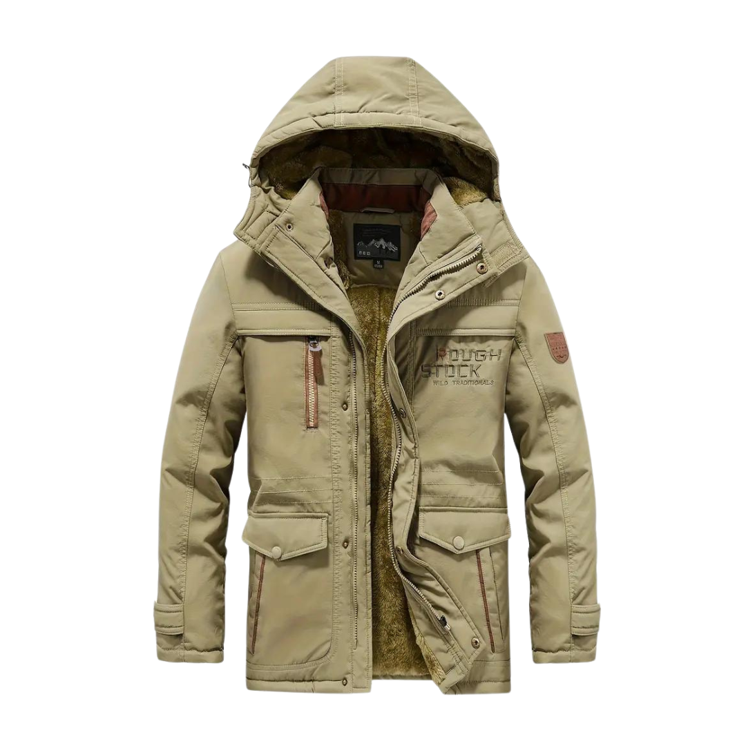 Herren Outdoorjacke gefüttert | Wasserdicht & winddicht – Kaspar