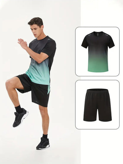 Zweiteiliges atmungsaktives Herren-Sportset – Jarek