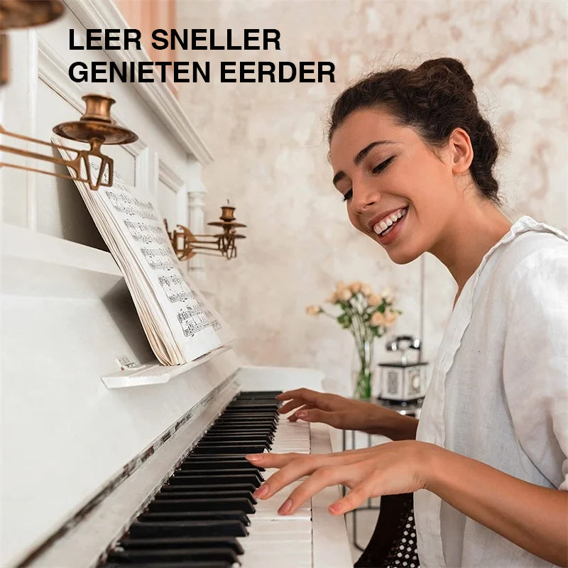 Abnehmbare Notenlabels aus Silikon für 88-Tasten-Pianos und Keyboards
