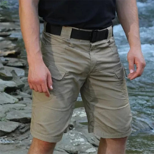 Herren Cargo-Shorts mit 7 Taschen & Gratis Gürtel – Taro