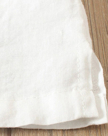 Einfache T-Shirt mit kurzen Ärmeln und rundem Hals – Samantha