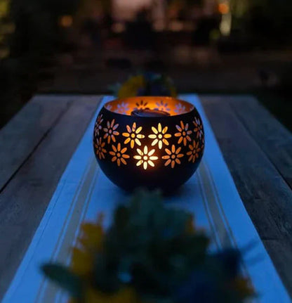 Blumen Kerzenlampe mit Duftdiffuser – Fleuris