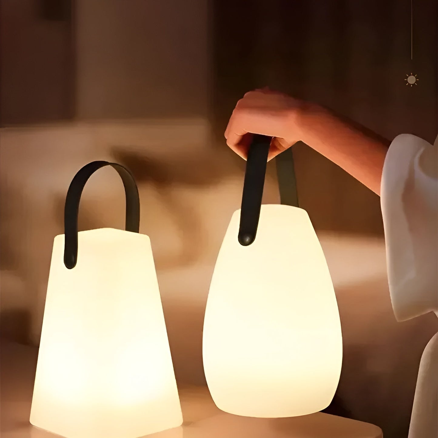 Wasserdichte Drahtlose LED Tischlampe für Innen & Außen - Lumora