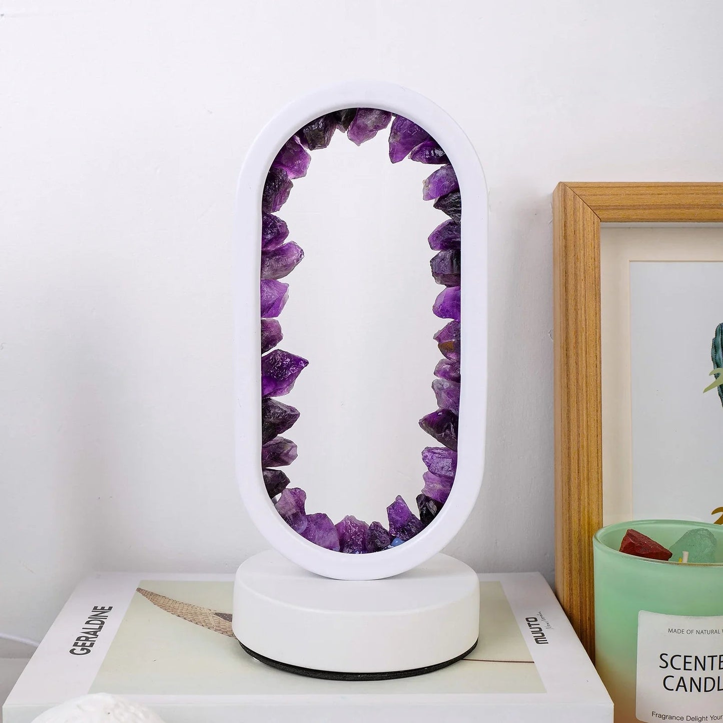 Handgemachte Amethystlampe - Serenith