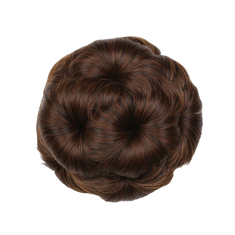 Blumenförmige Haarspange mit Haarverlängerung – Fiora
