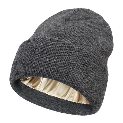 Wintermütze mit Seidenfutter - Noor
