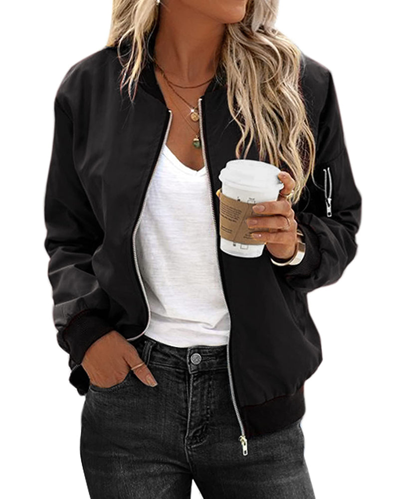Modische Streetwear-Bomberjacke – Daniela