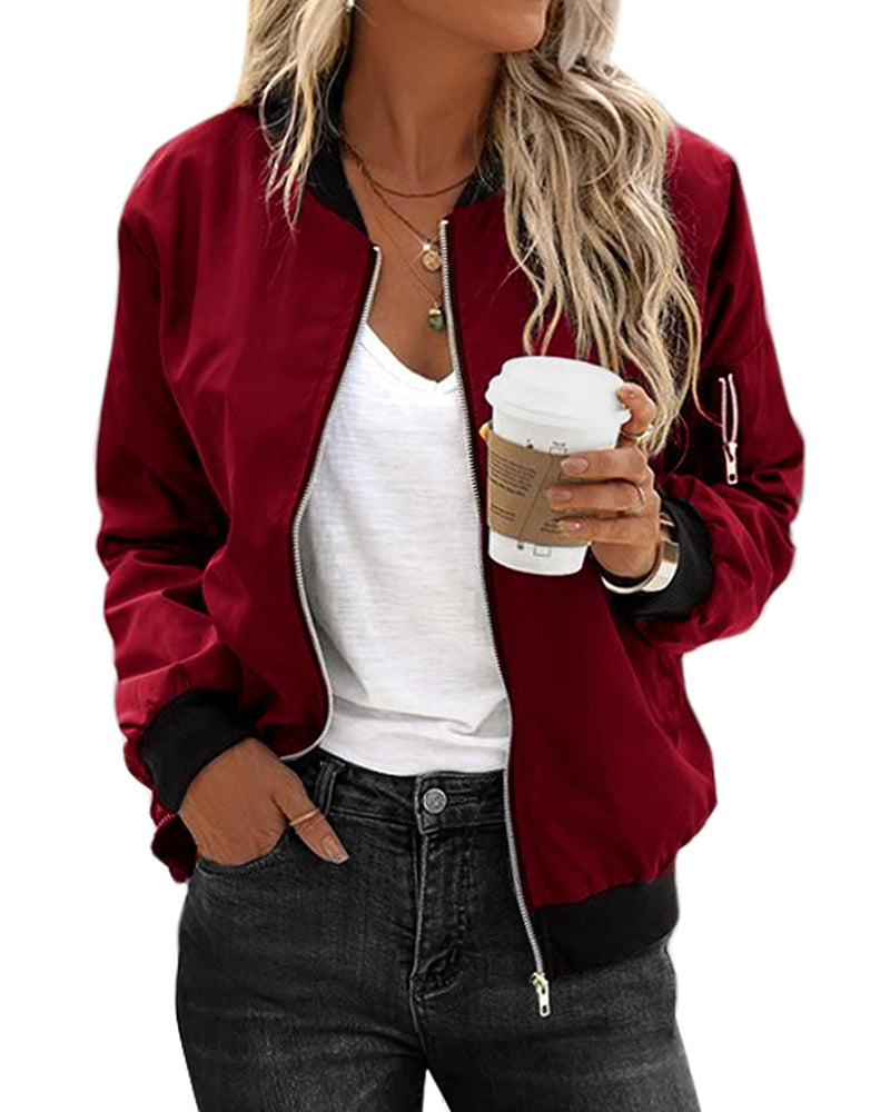 Modische Streetwear-Bomberjacke – Daniela
