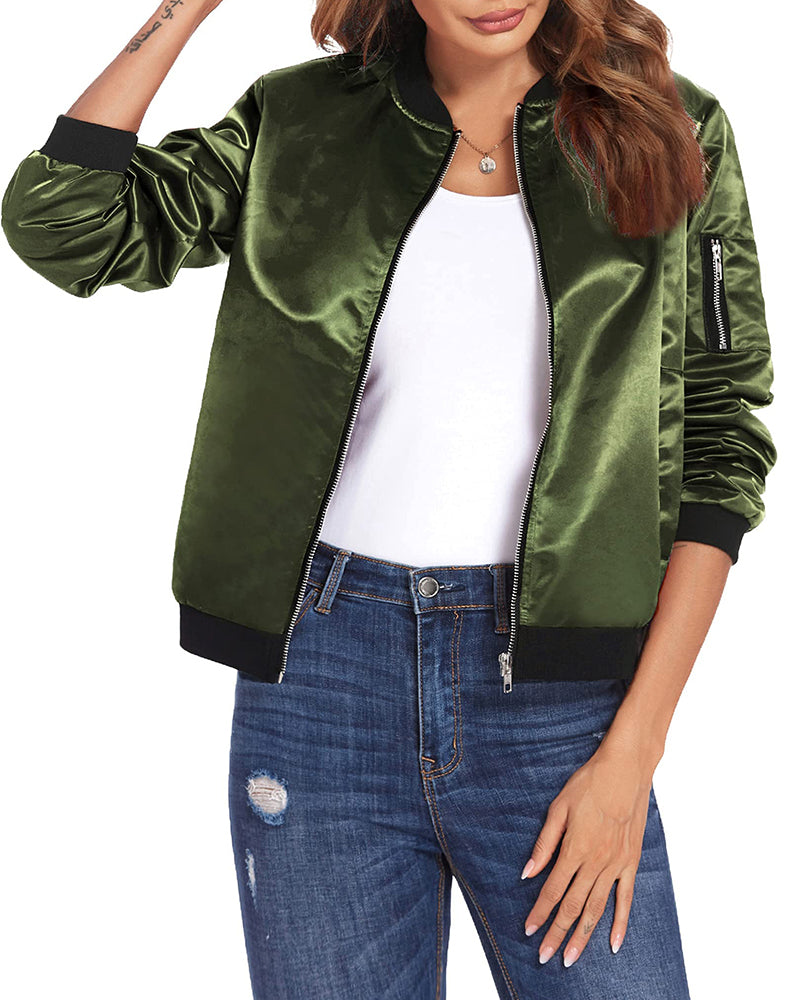 Modische Streetwear-Bomberjacke – Daniela