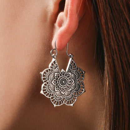 Lotus Mandala-Ohrringe – Levana