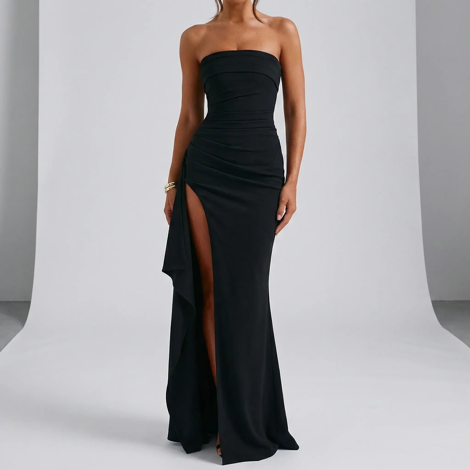 Abendkleid Mit Hohem Schlitz - Anna
