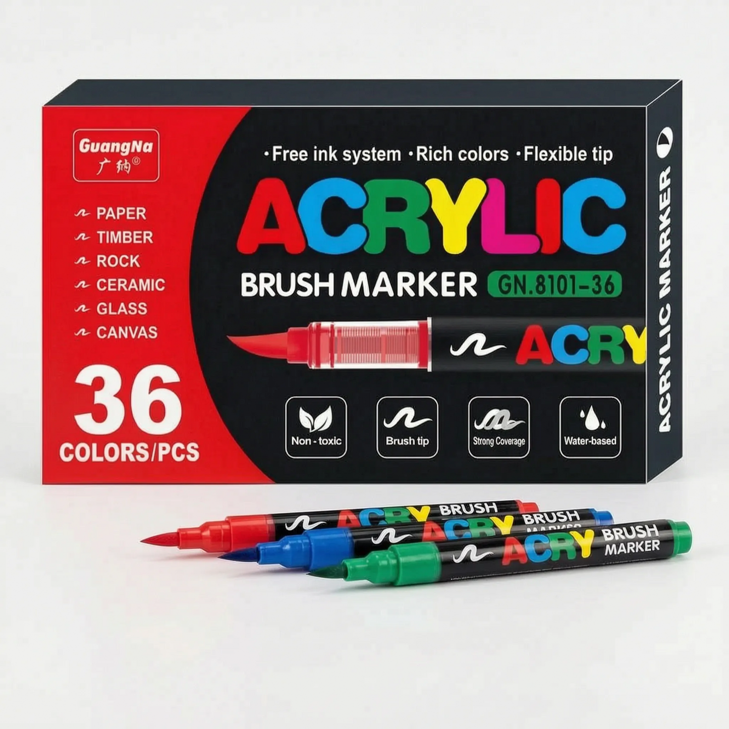 Acrylmarker Mit Flexibler Spitze - ChromaFlow