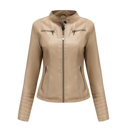 Stylisches Leder Damenjack – Elin
