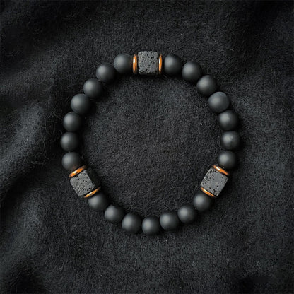 Armband Aus Lavastein - OnyxBalance