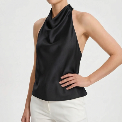 Ärmelloses Damentop Mit Neckholder -  Sandra