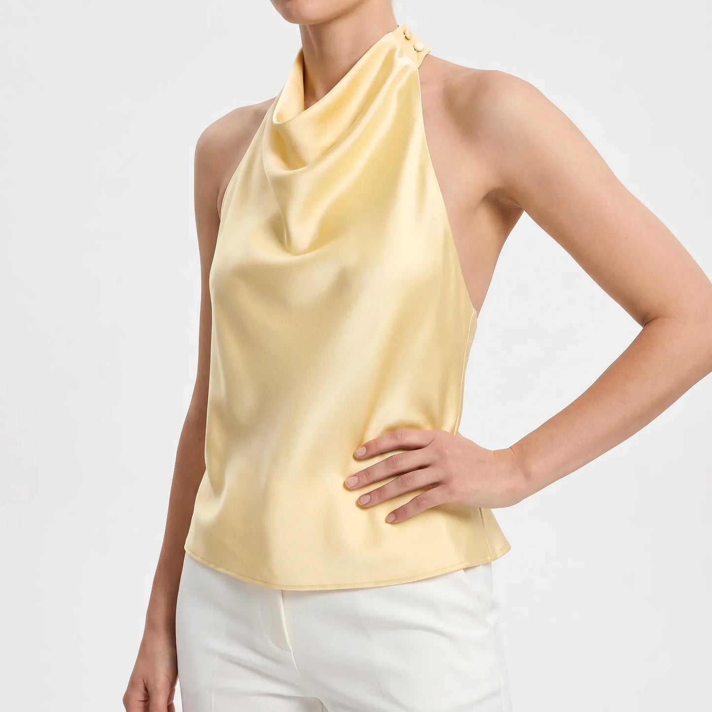 Ärmelloses Damentop Mit Neckholder -  Sandra