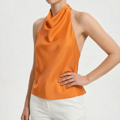 Ärmelloses Damentop Mit Neckholder -  Sandra