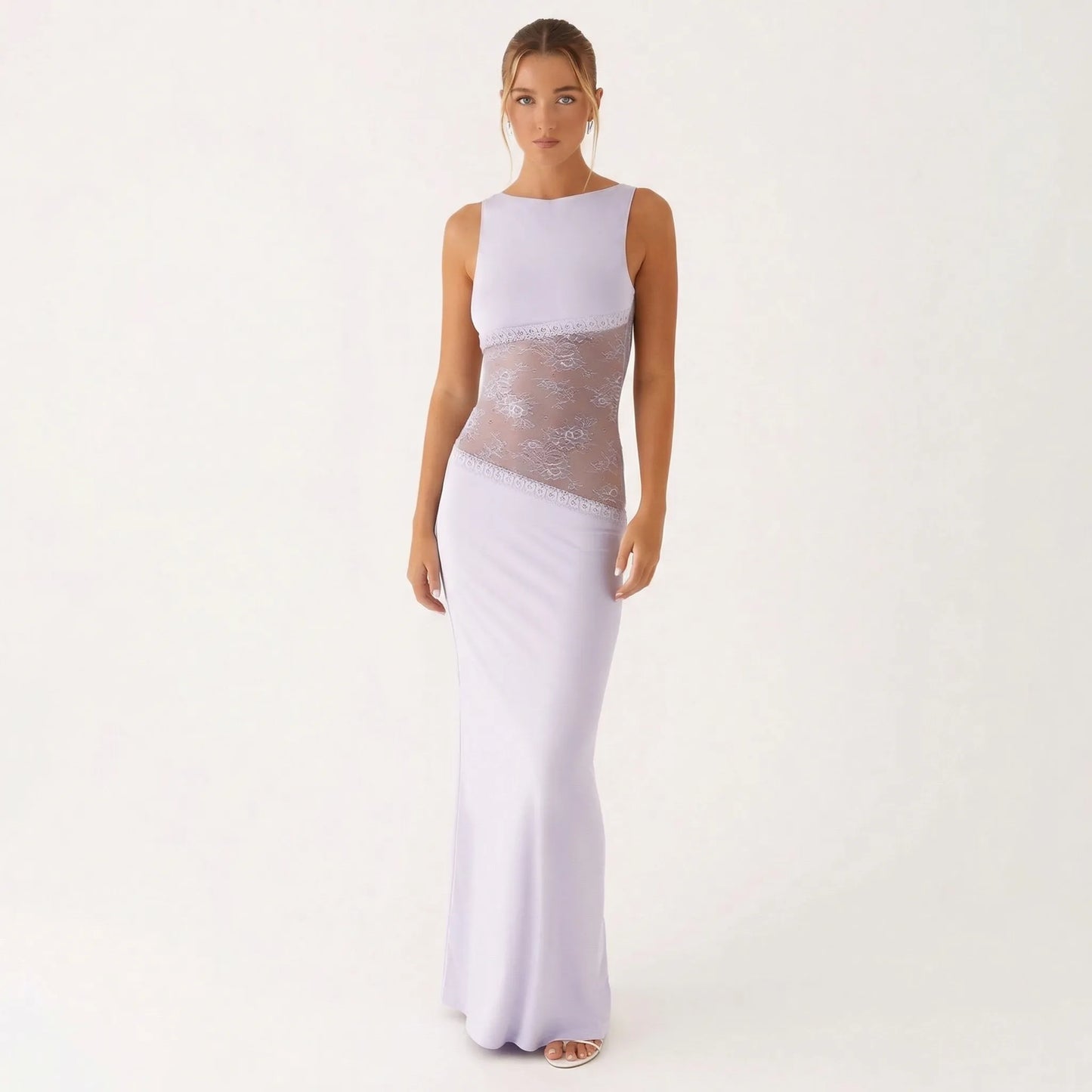 Ärmelloses Maxi Abendkleid - Lilith