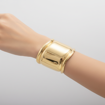 Asymmetrisches Armband Aus Metall - FashionFlair