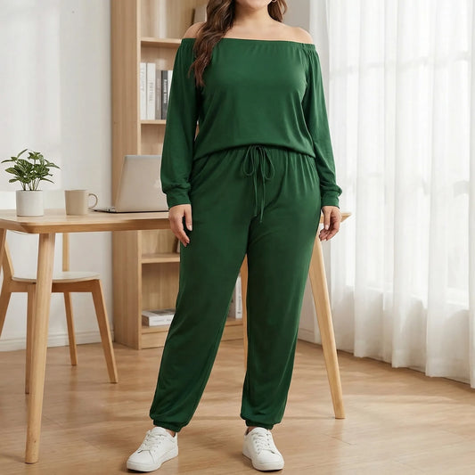 Asymmetrisches Plus-Size Twin Set Damen - Julia