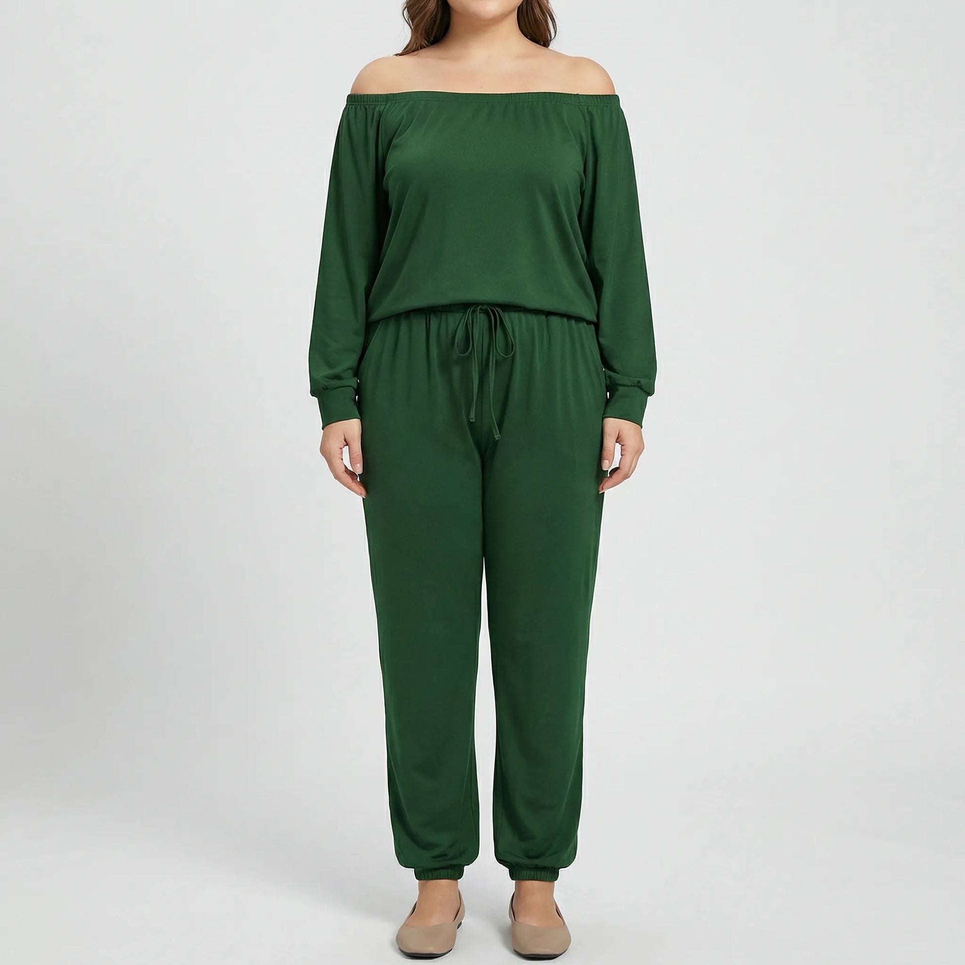 Asymmetrisches Plus-Size Twin Set Damen - Julia