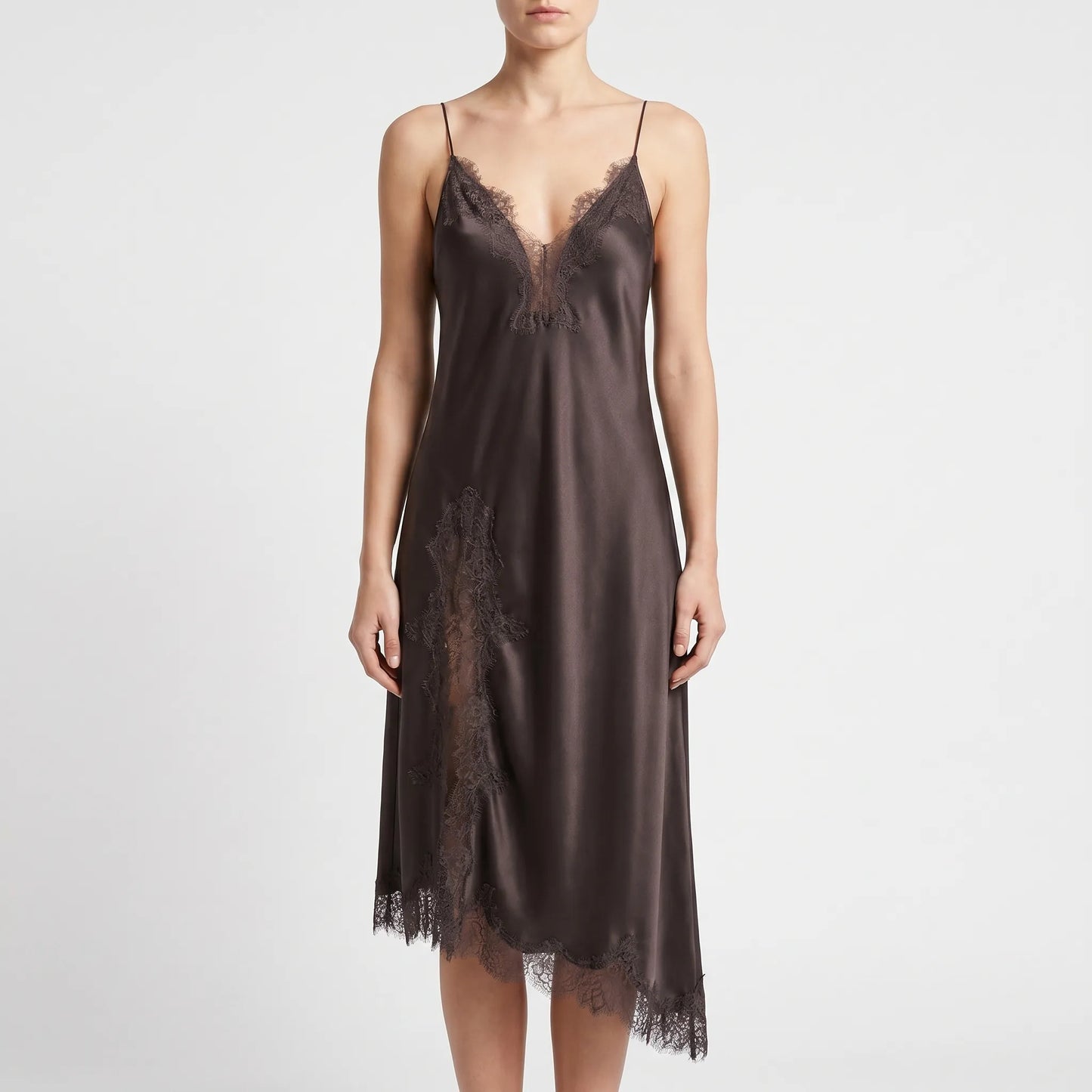 Asymmetrisches Trägerkleid -  Esther