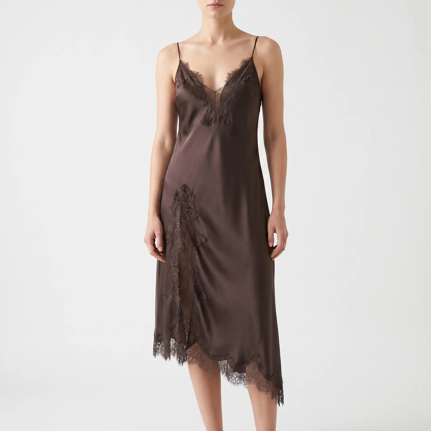 Asymmetrisches Trägerkleid -  Esther