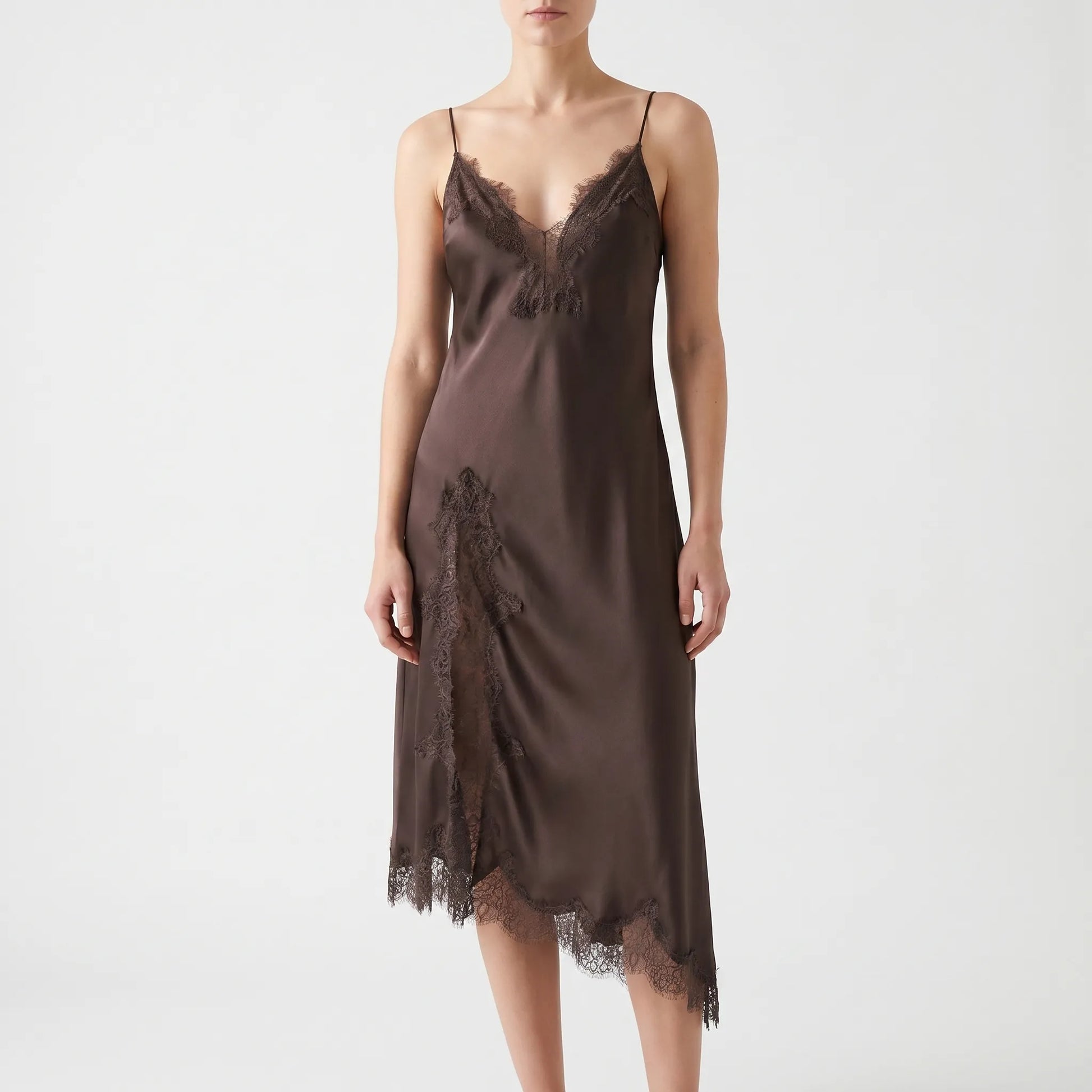 Asymmetrisches Trägerkleid -  Esther