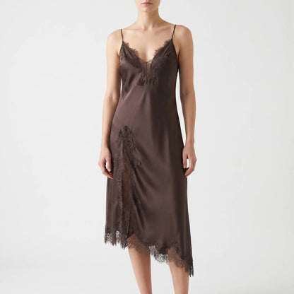Asymmetrisches Trägerkleid -  Esther