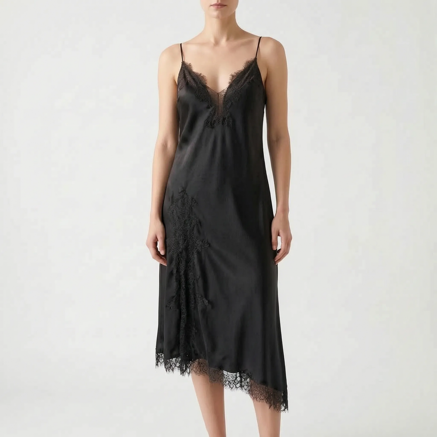 Asymmetrisches Trägerkleid -  Esther