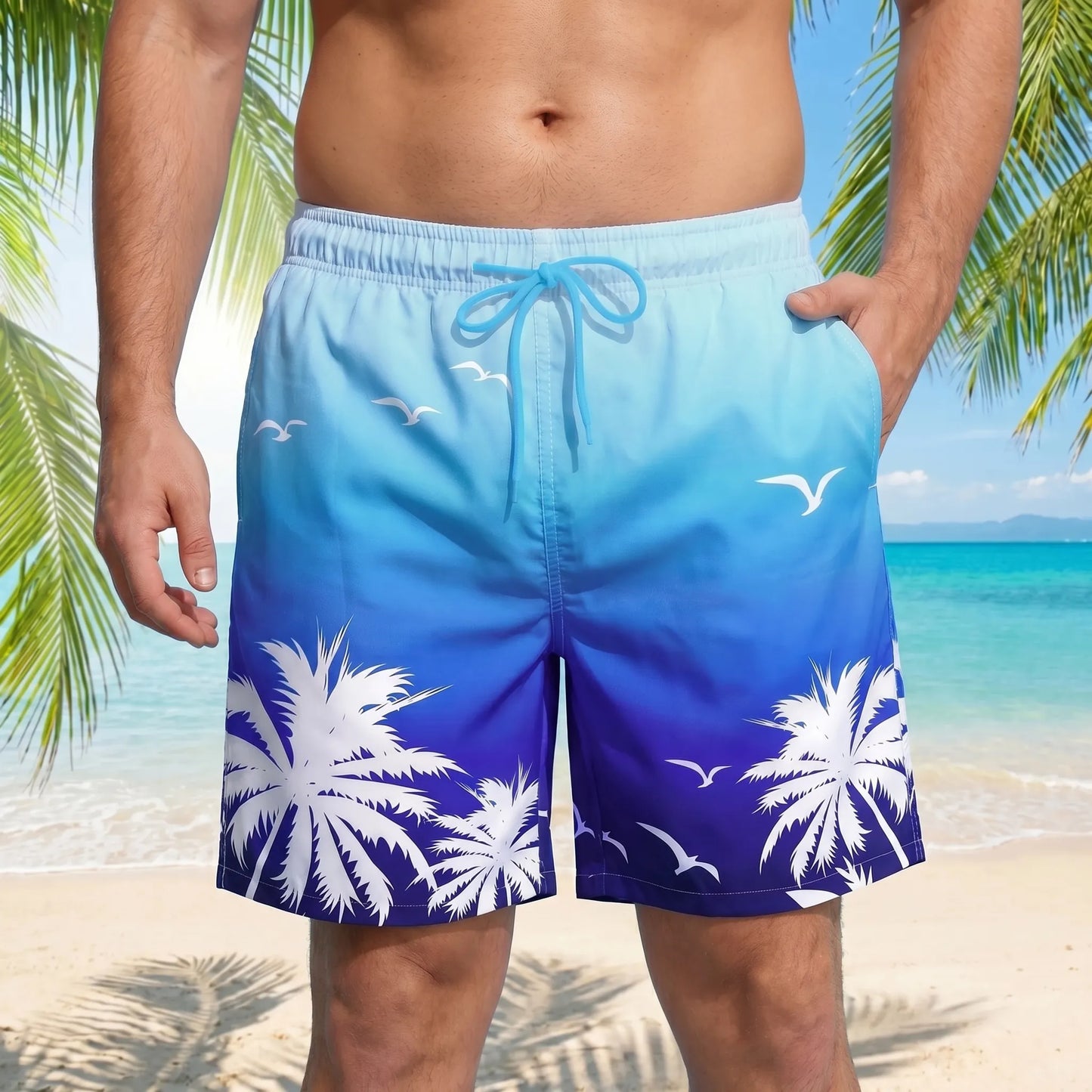 Atmungsaktive Herrn Badehose Für Den Strand - Stuart