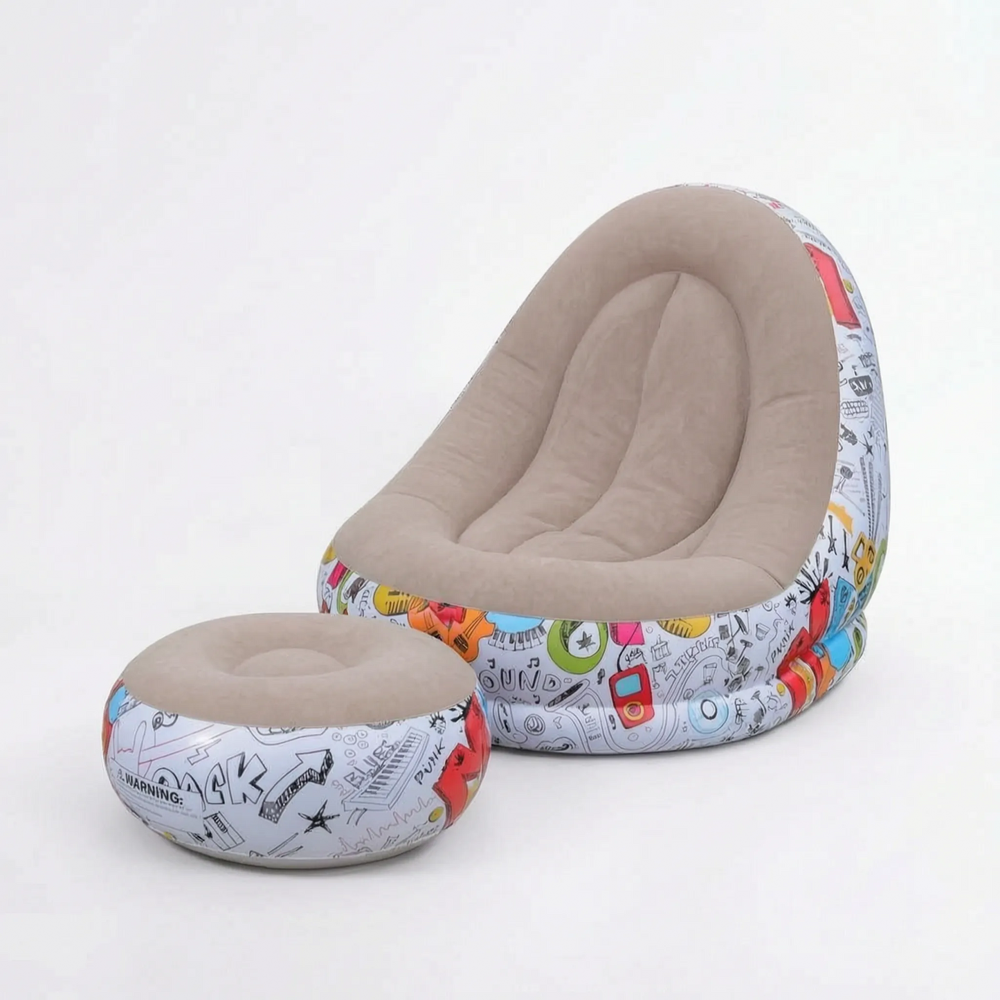 Aufblasbarer Sessel Mit Hocker - Aerolounge