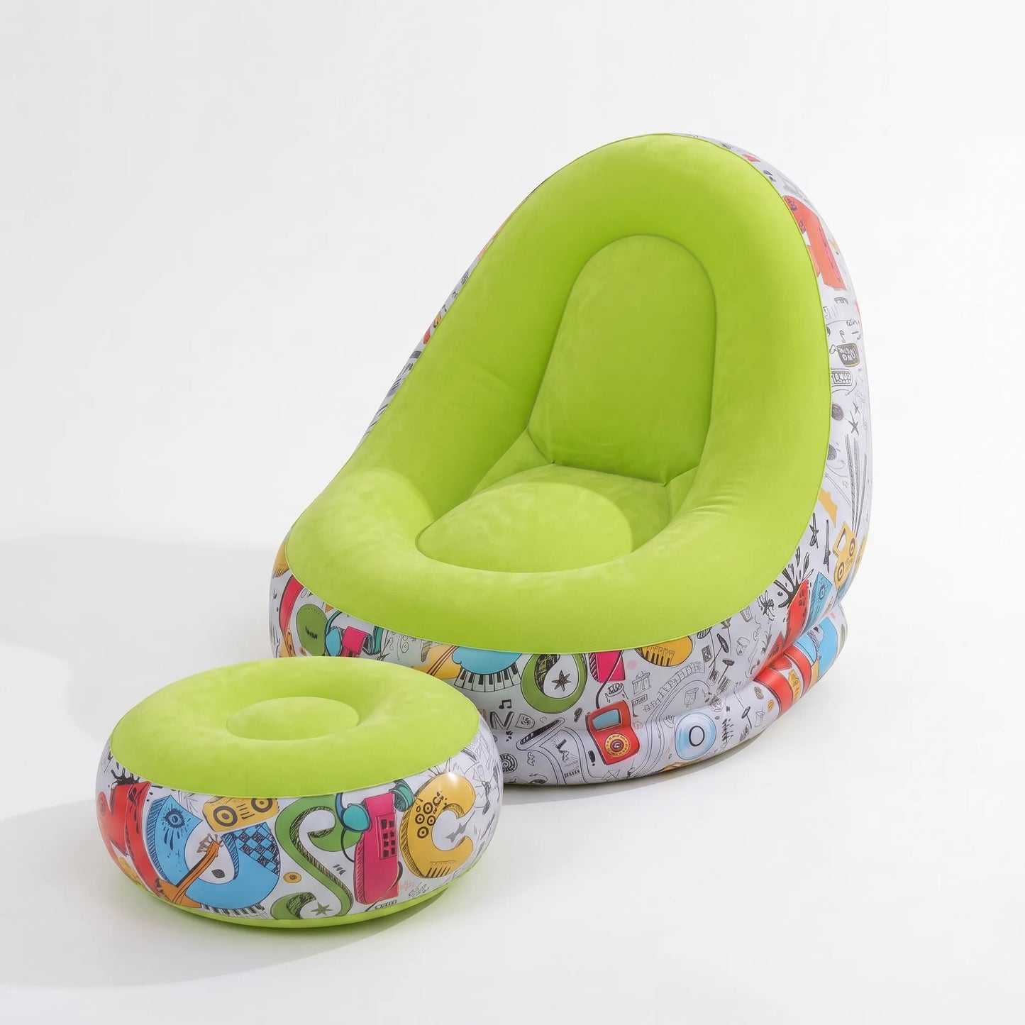 Aufblasbarer Sessel Mit Hocker - Aerolounge