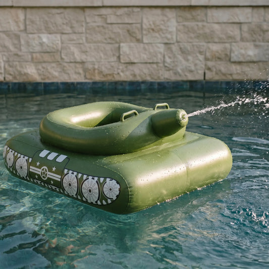 Aufblasbares Panzer-Wasserspielzeug - Flotank