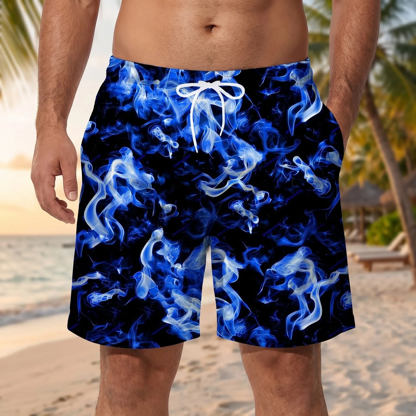 Auffällige Freizeit-Herrenshorts Mit Grafikprint - Taylor