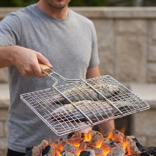 Aufklappbarer Grillkorb - Emberflip