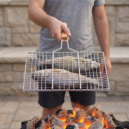 Aufklappbarer Grillkorb - Emberflip