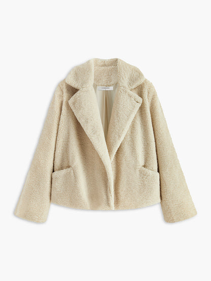 Komfortabler Damen-Teddymantel – Aveline