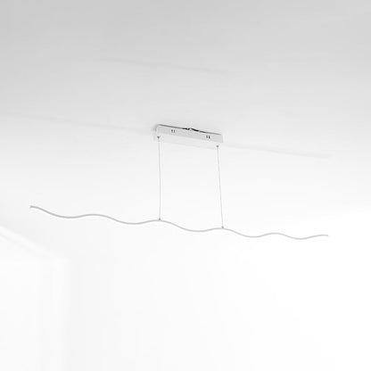 LED-Pendelleuchte mit modernem Wellenlinien-Design – WaveGlow