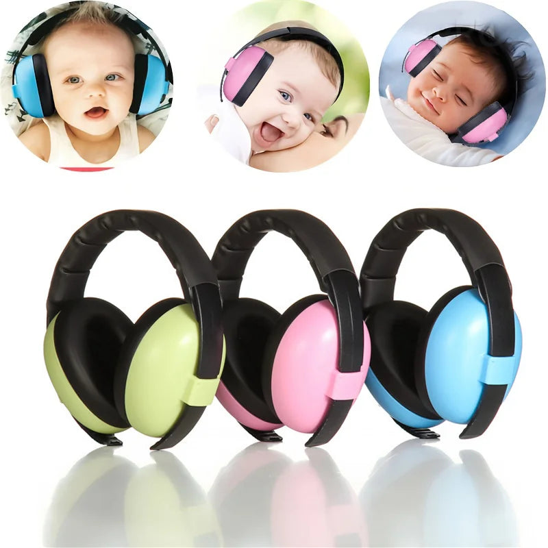 Geräuschdämmende Baby-Ohrenschützer für Schlaf & Reisen – 1+1 Gratis