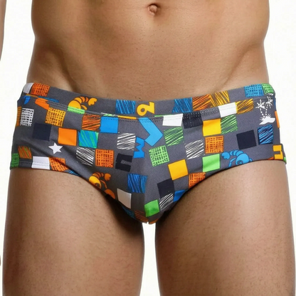 Badehose Im Square-Cut-Schnitt - Koralis