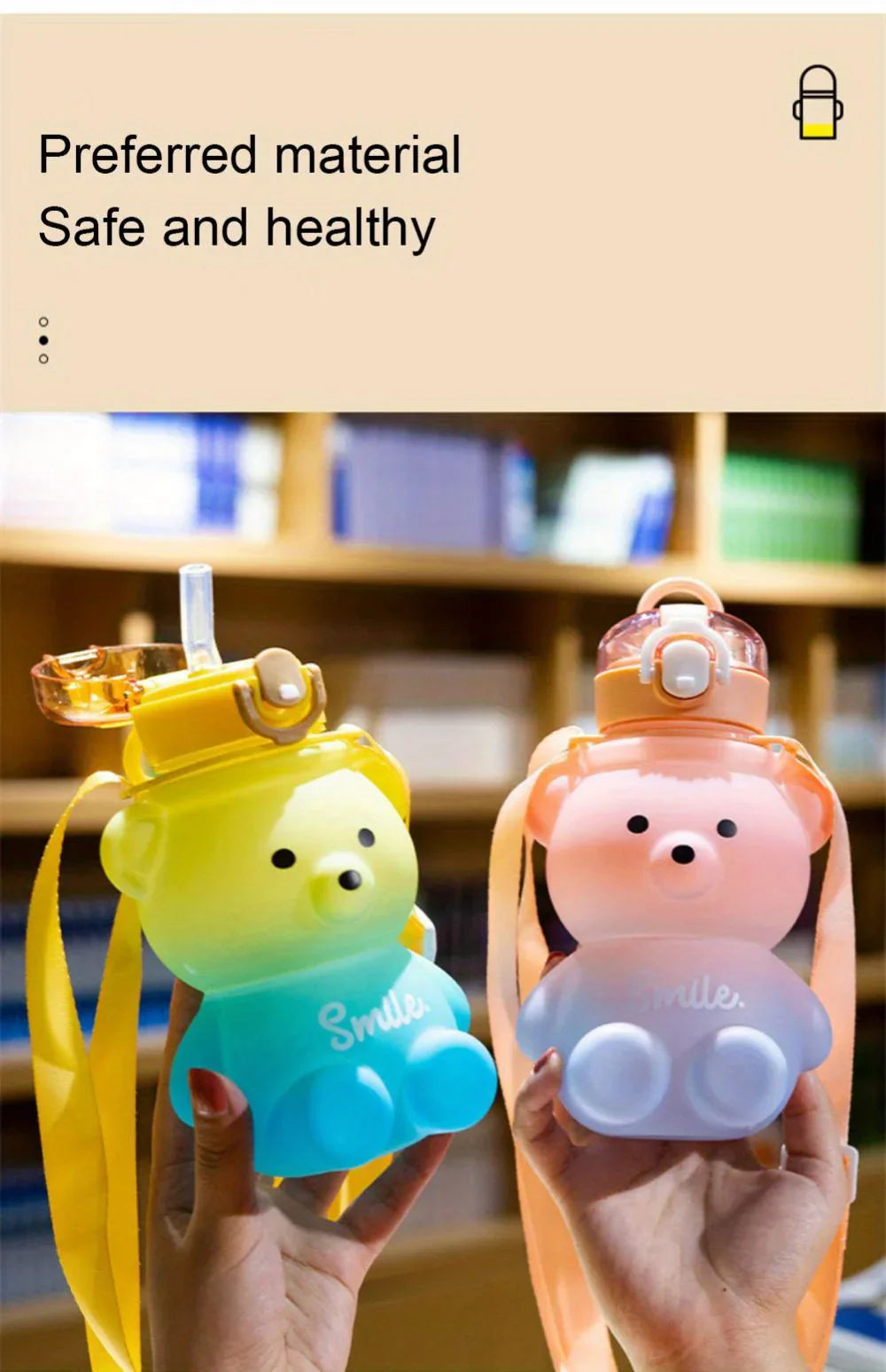Bärenförmige Trinkflasche - Pawsley
