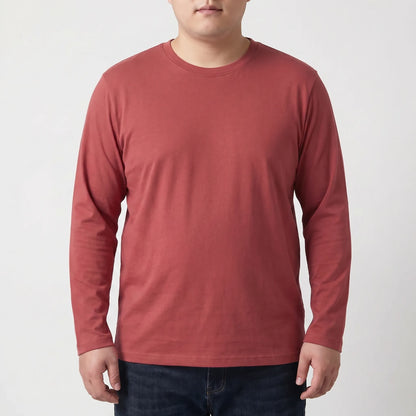 Basic Langarmshirt Mit Rundhalsausschnitt - Josh