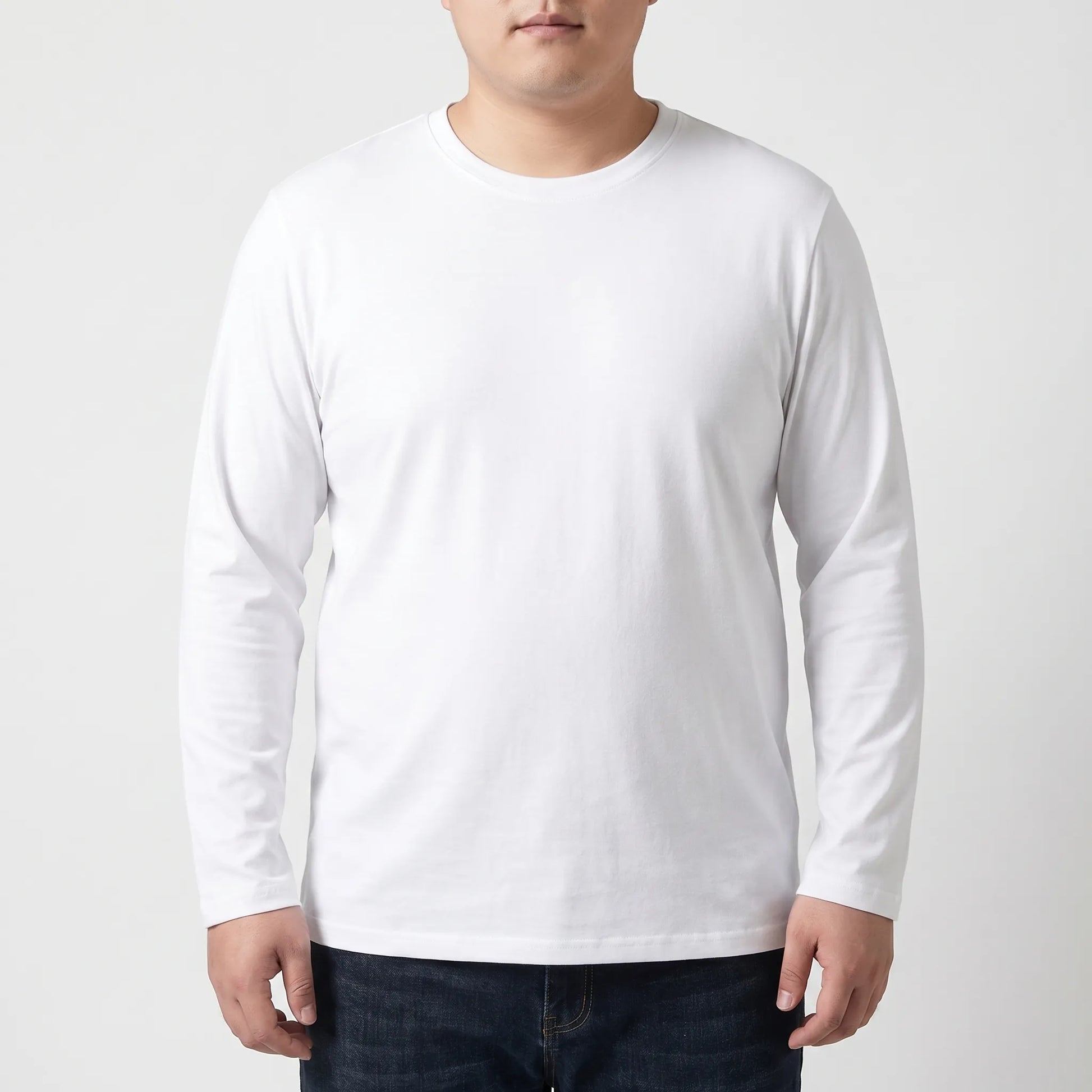Basic Langarmshirt Mit Rundhalsausschnitt - Josh