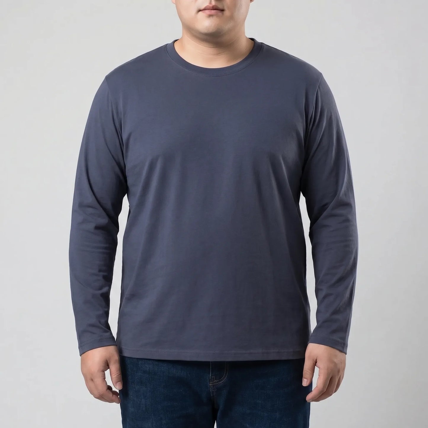 Basic Langarmshirt Mit Rundhalsausschnitt - Josh