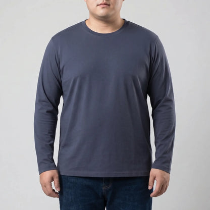 Basic Langarmshirt Mit Rundhalsausschnitt - Josh