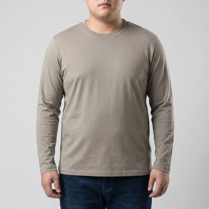 Basic Langarmshirt Mit Rundhalsausschnitt - Josh