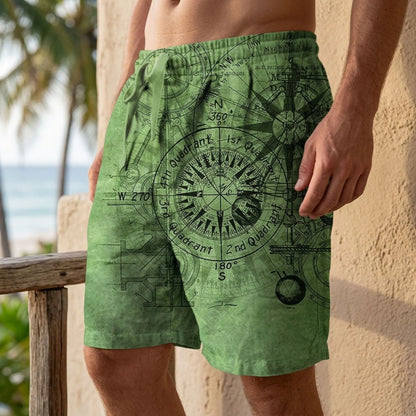 Bedruckte Freizeit-Badeshorts - Brezia